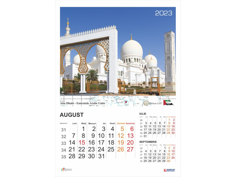 Calendar 2023 de Perete A3, Capitale Europene - Fotografie 8