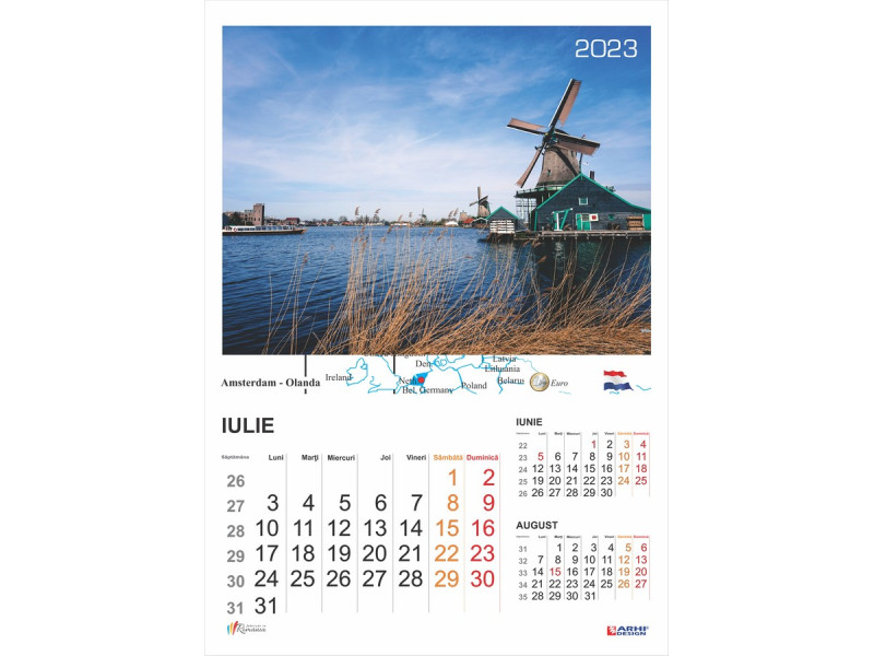 Calendar 2023 de Perete A3, Capitale Europene - Fotografie 7