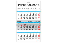 Calendar 2023 de Perete A3, LUCIOS, triptic LUX + CURSOR