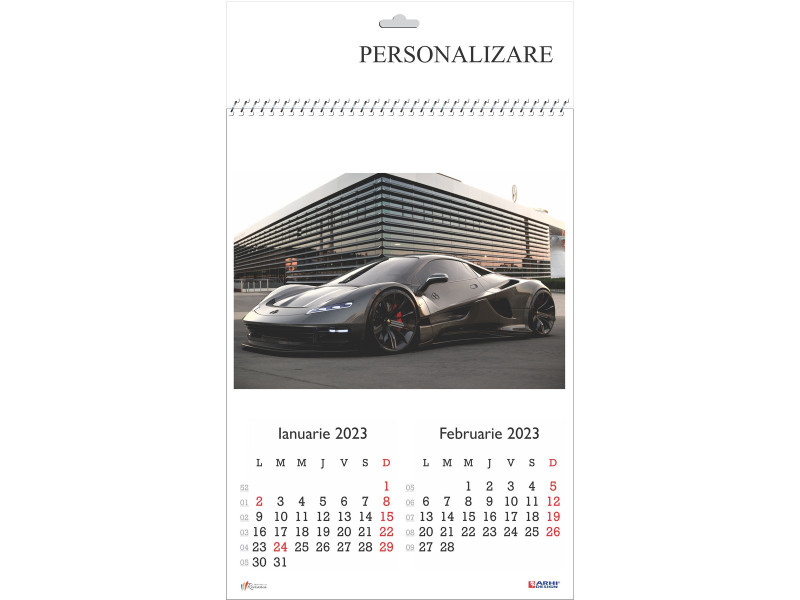 Calendar 2023 de Perete A3, Masini - Fotografie 1