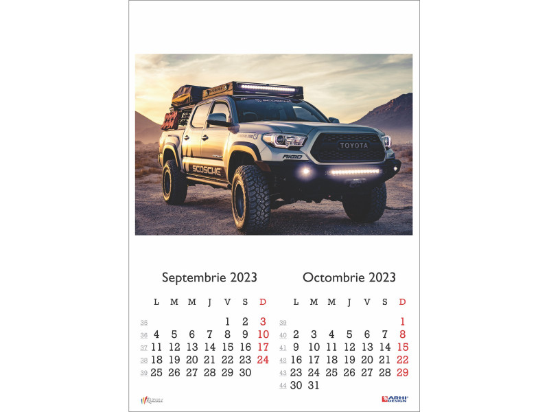 Calendar 2023 de Perete A3, Masini - Fotografie 5