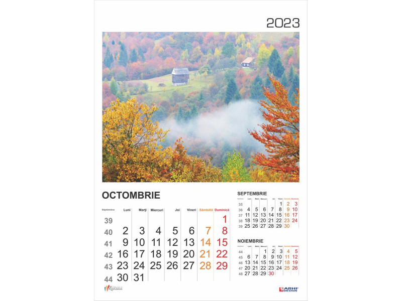 Calendar 2023 de Perete A3, Peisaje - Fotografie 10