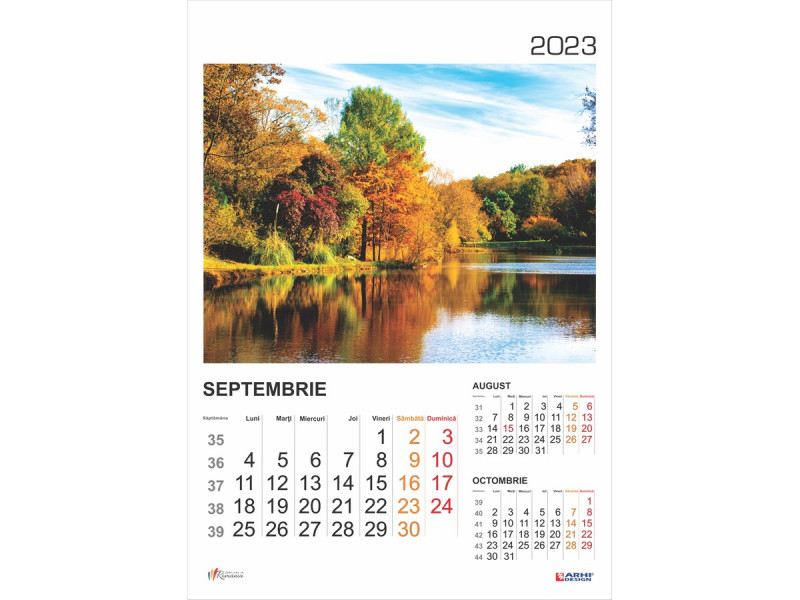 Calendar 2023 de Perete A3, Peisaje - Fotografie 9