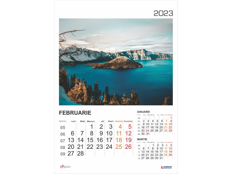 Calendar 2023 de Perete A3, Peisaje - Fotografie 2