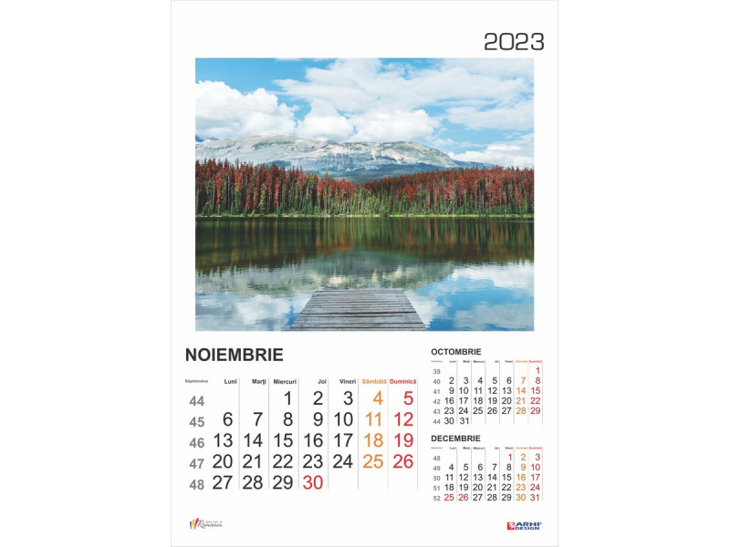 Calendar 2023 de Perete A3, Vacante de Vis - Fotografie 11