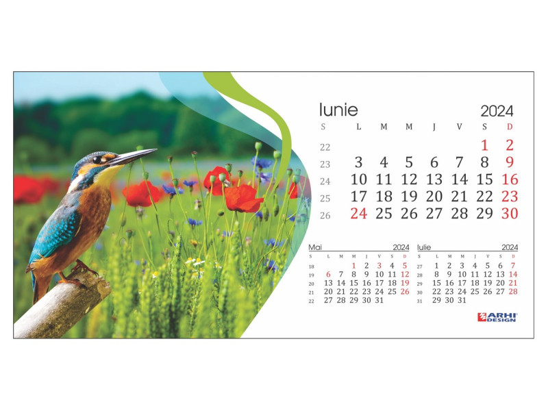 Calendar 2024 de Birou, Peisaje - Fotografie 6