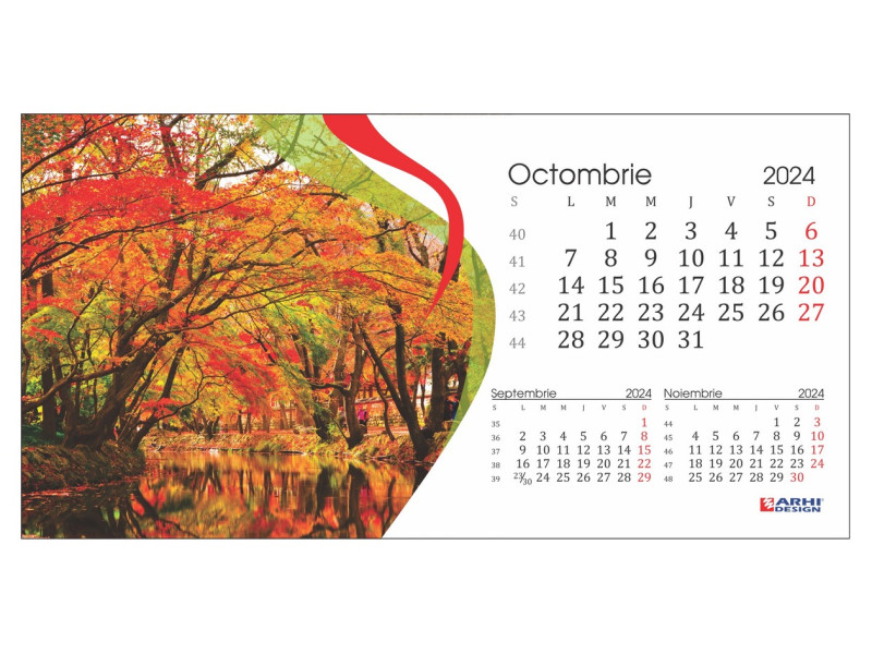 Calendar 2024 de Birou, Peisaje - Fotografie 10
