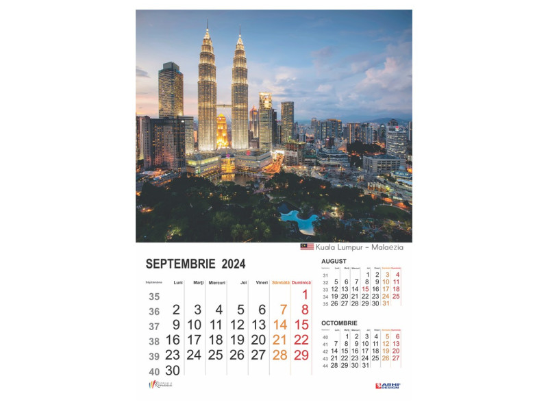 Calendar 2024 de Perete A3, Capitale Europene - Fotografie 9