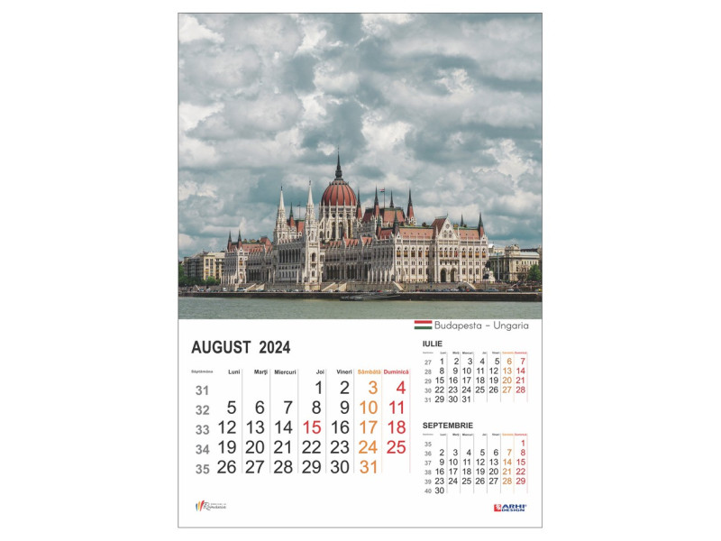 Calendar 2024 de Perete A3, Capitale Europene - Fotografie 8