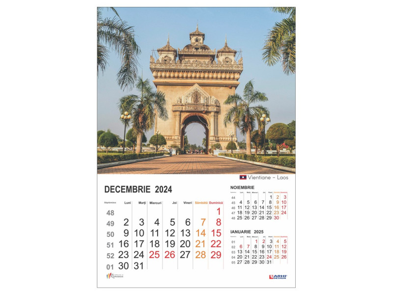 Calendar 2024 de Perete A3, Capitale Europene - Fotografie 12