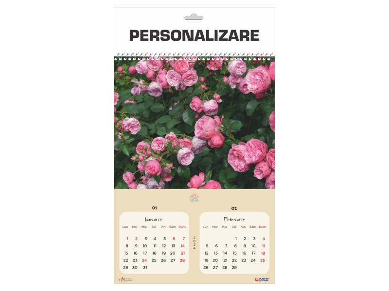 Calendar 2024 de Perete A3, Flori - Fotografie 1