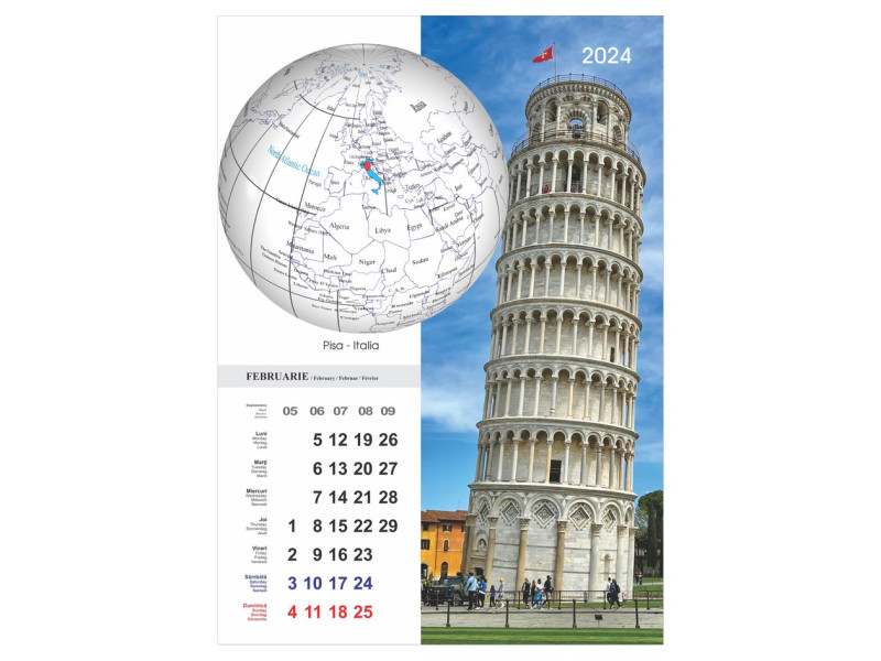 Calendar 2024 de Perete A3, Orasele Lumii - Fotografie 3