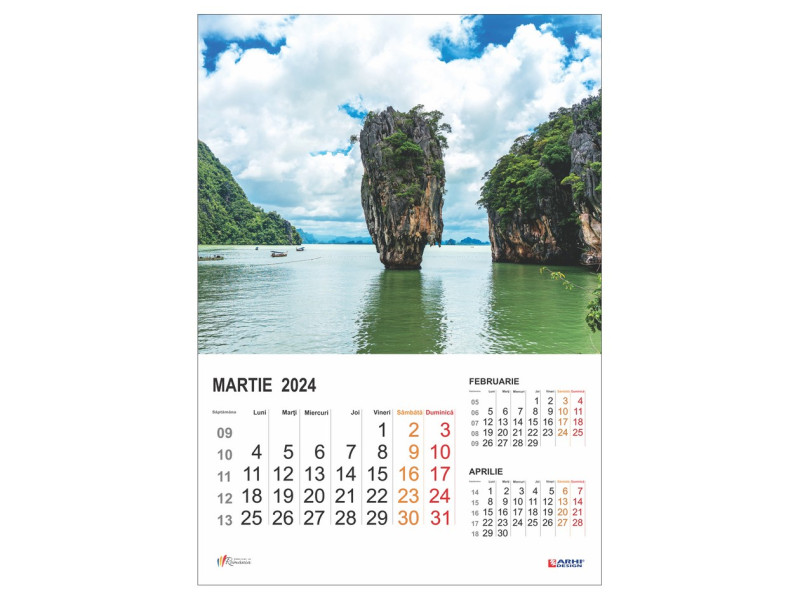 Calendar 2024 de Perete A3, Peisaje - Fotografie 3