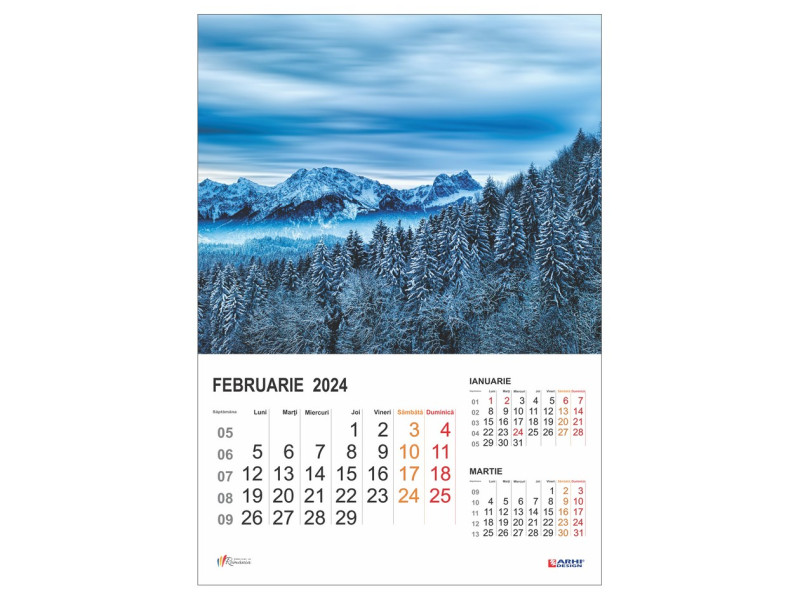 Calendar 2024 de Perete A3, Peisaje - Fotografie 2