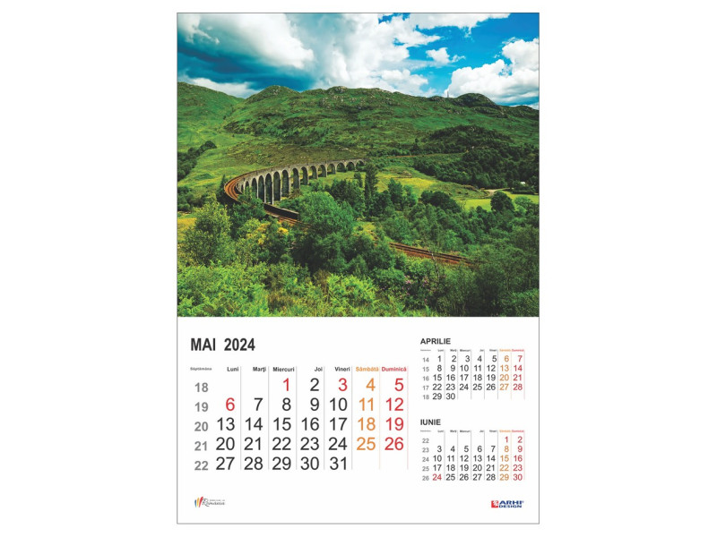 Calendar 2024 de Perete A3, Peisaje - Fotografie 5