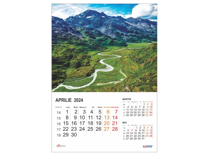 Calendar 2024 de Perete A3, Peisaje - Fotografie 4