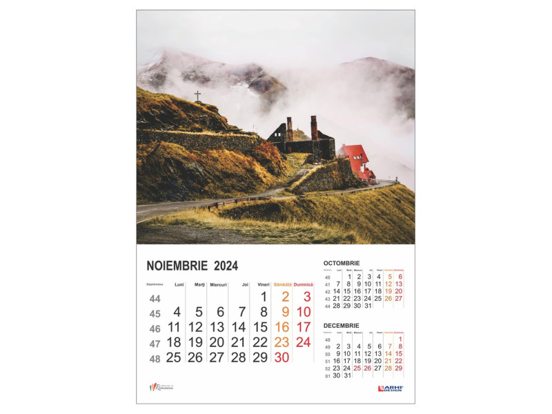Calendar 2024 de Perete A3, Romania - Fotografie 11