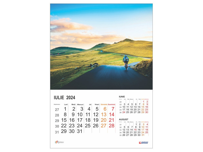 Calendar 2024 de Perete A3, Romania - Fotografie 7