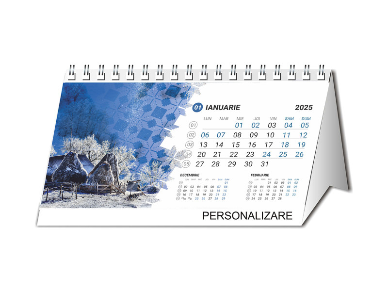 Calendar 2025 de Birou, Romania - Fotografie 1