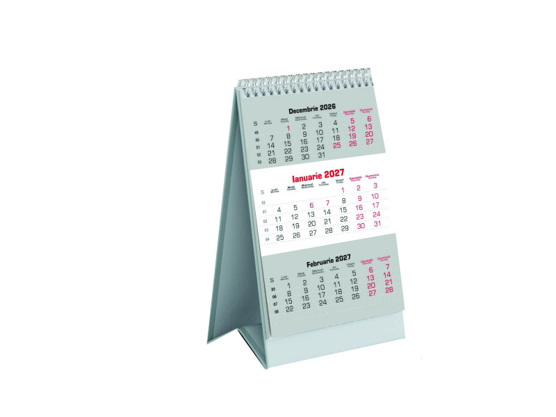 Calendar 2027 de Birou, Triptic de Lux - Fotografie 1