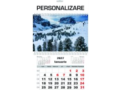 Calendar 2027 de Perete A3, 1 luna/coala