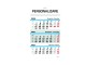 Calendar 2027 de Perete, A3 Triptic Lucios