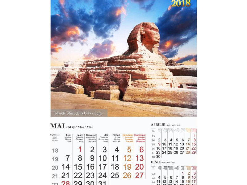 Calendar A3 Minunile Lumii 2018 - Fotografie 8