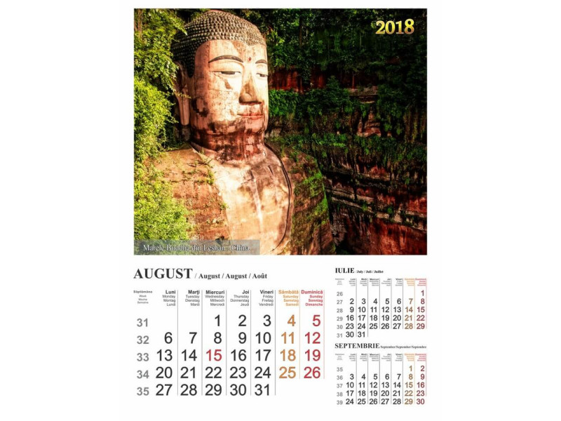 Calendar A3 Minunile Lumii 2018 - Fotografie 4