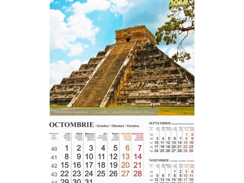 Calendar A3 Minunile Lumii 2018 - Fotografie 6