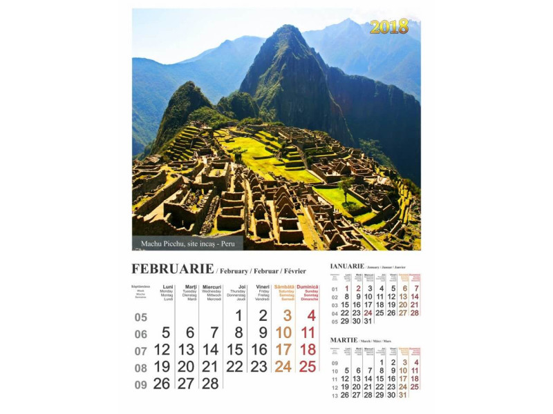 Calendar A3 Minunile Lumii 2018 - Fotografie 12