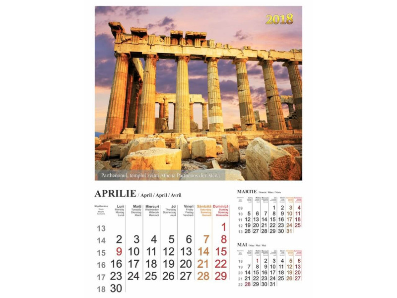 Calendar A3 Minunile Lumii 2018 - Fotografie 11