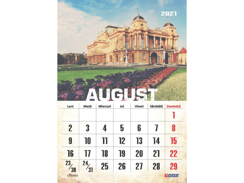 Calendar 2022 de Perete A3, VINTAGE - Fotografie 9