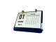 Calendar birou AC 12 coli, 1 luna/coala, 145x193 mm, Albastru