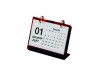 Calendar birou AC 12 coli, 1 luna/coala, 145x193 mm, Rosu