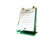 Calendar birou AC 12 coli, 1 luna/coala, 220x160 mm, 300 g/mp, Verde