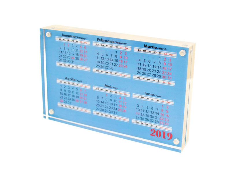 Calendar birou in rama dreptunghiular - Fotografie 1