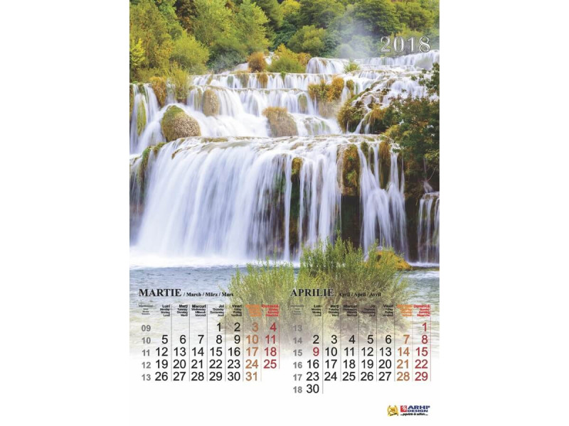Calendar Cascade XL - 2018 - Fotografie 2