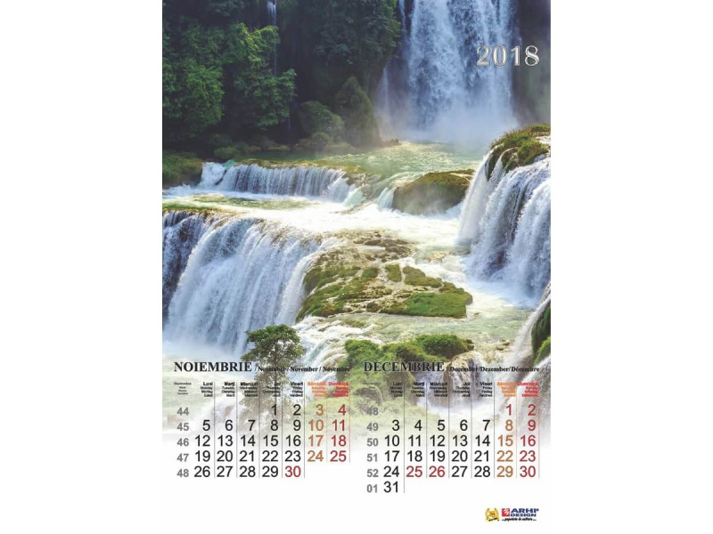 Calendar Cascade XL - 2018 - Fotografie 6