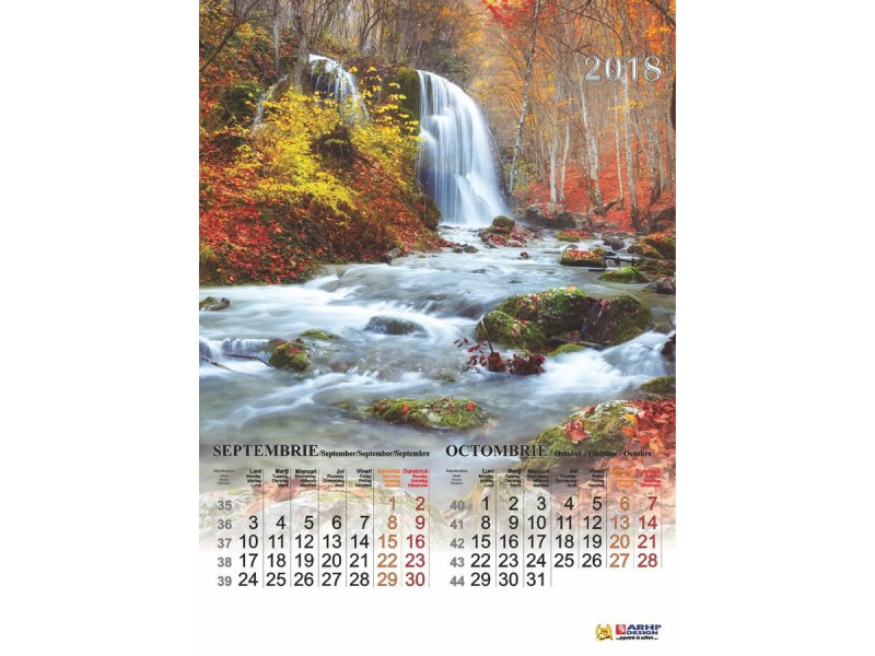 Calendar Cascade XL - 2018 - Fotografie 5