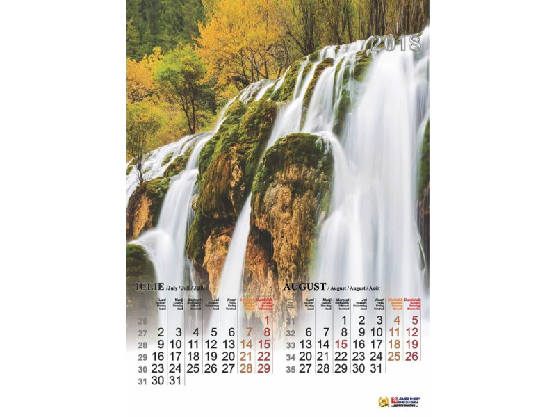 Calendar Cascade XL - 2018 - Fotografie 4