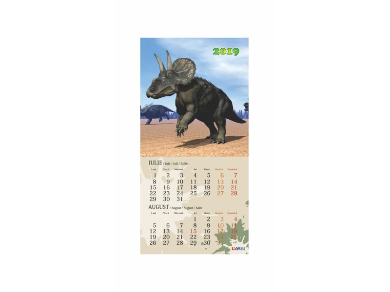 Calendar cu Dinozauri si Orar - 2019 - Fotografie 4