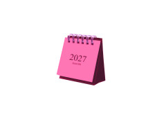 Calendar de birou 2027 
