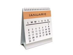 Calendar de birou lunar de lux