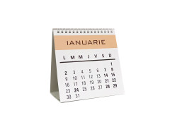 Calendar de birou lunar patrat
