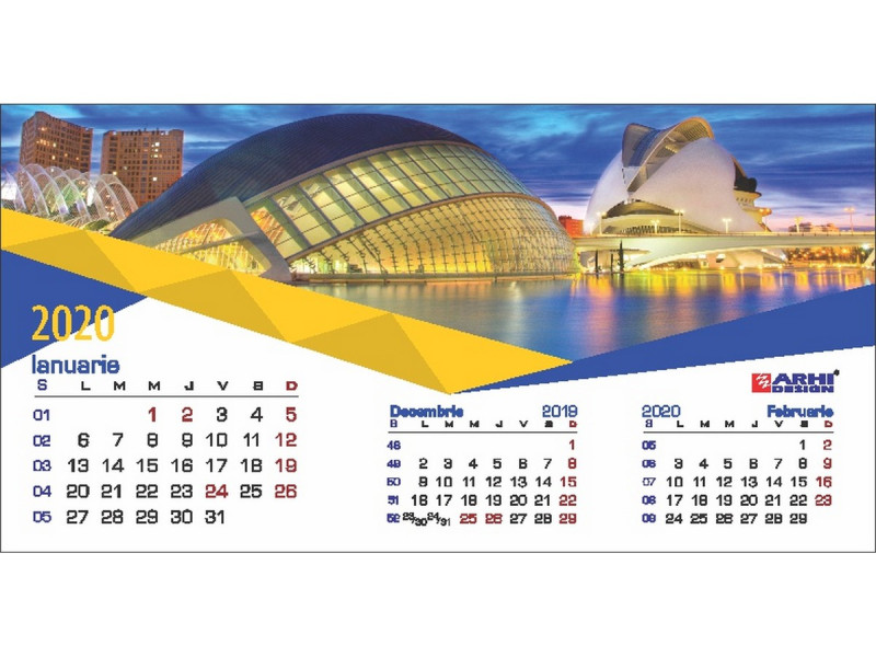 Calendar de birou Orase - Fotografie 2