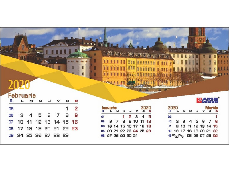 Calendar de birou Orase - Fotografie 3