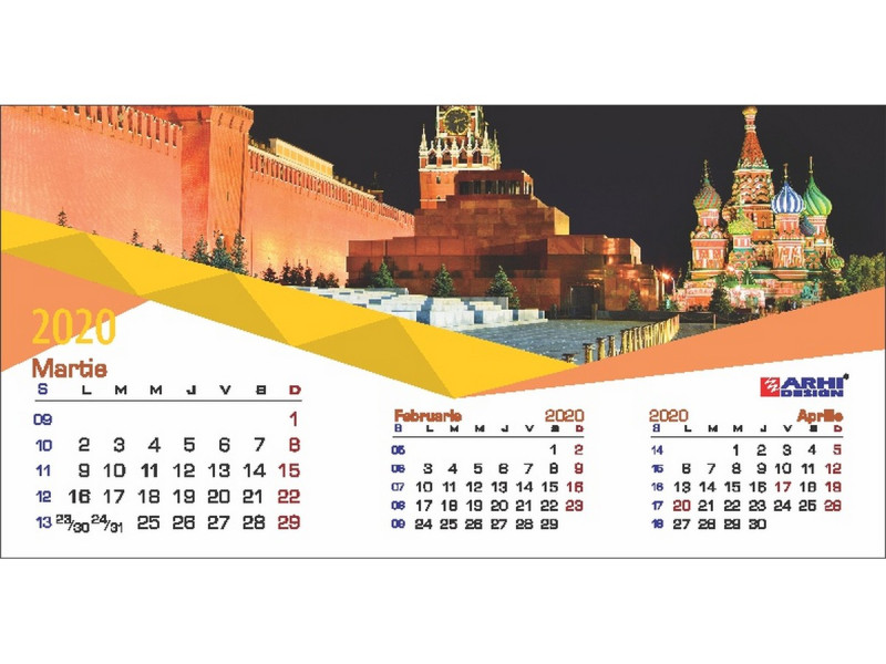 Calendar de birou Orase - Fotografie 4