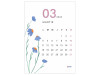 Calendar 2024 de perete A3, floral - imagine 3