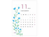 Calendar 2024 de perete A3, floral - imagine 11