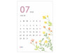 Calendar 2024 de perete A3, floral - imagine 7